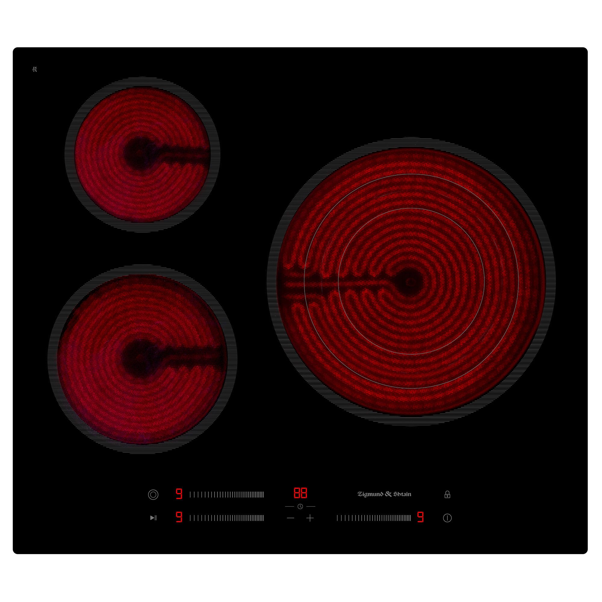 Варочная панель электрическая Zigmund & Shtain CN 53.6 B, черный