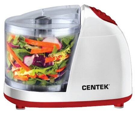Измельчитель CENTEK CT-1390 белый/красный