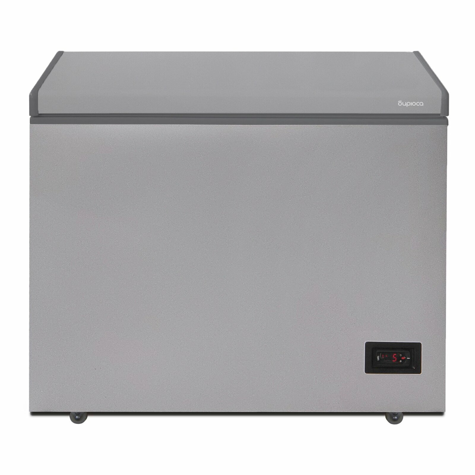 Морозильный ларь Бирюса M210KDN, металлик