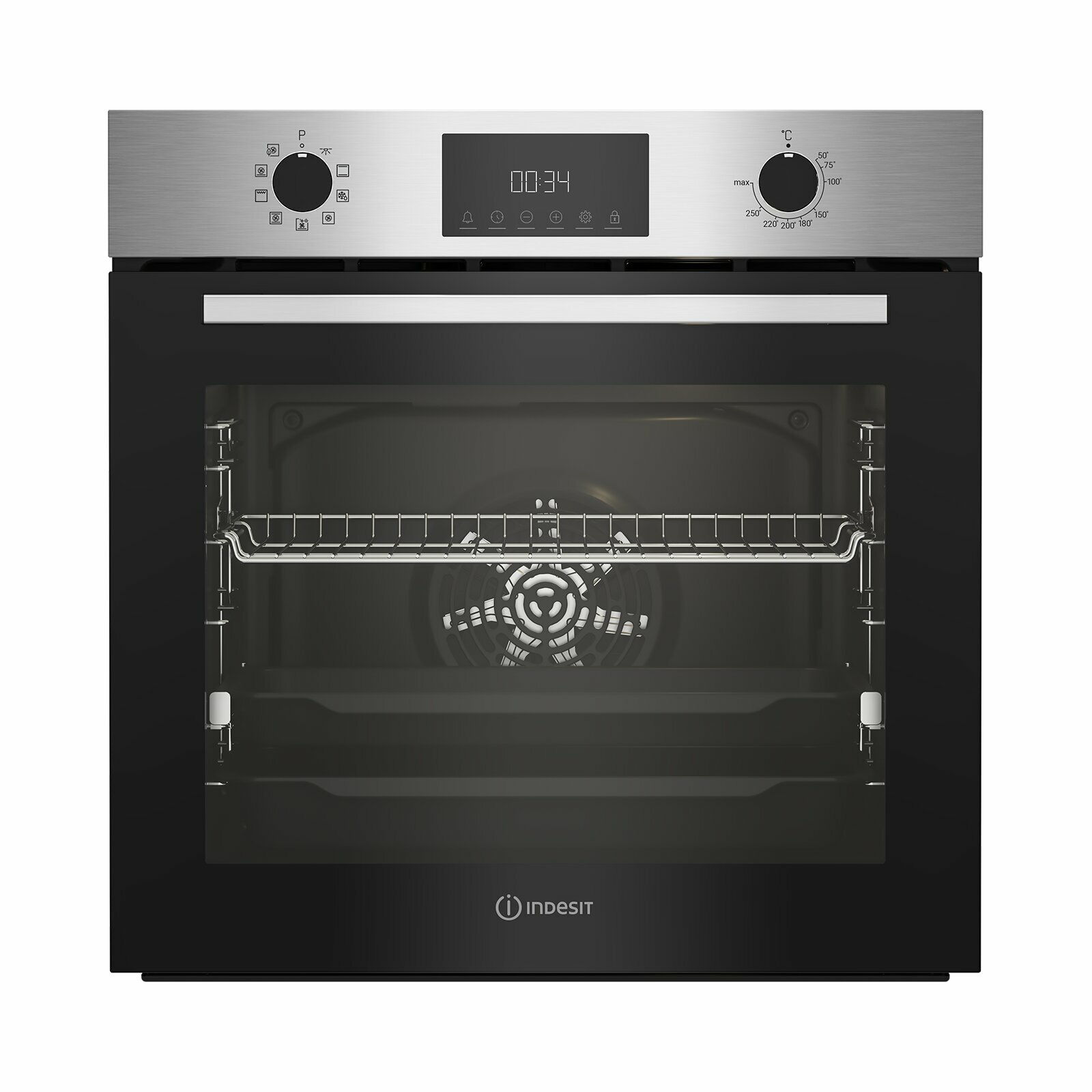 Духовой шкаф электрический Indesit IFSE 3841 J IX, нержавеющая сталь