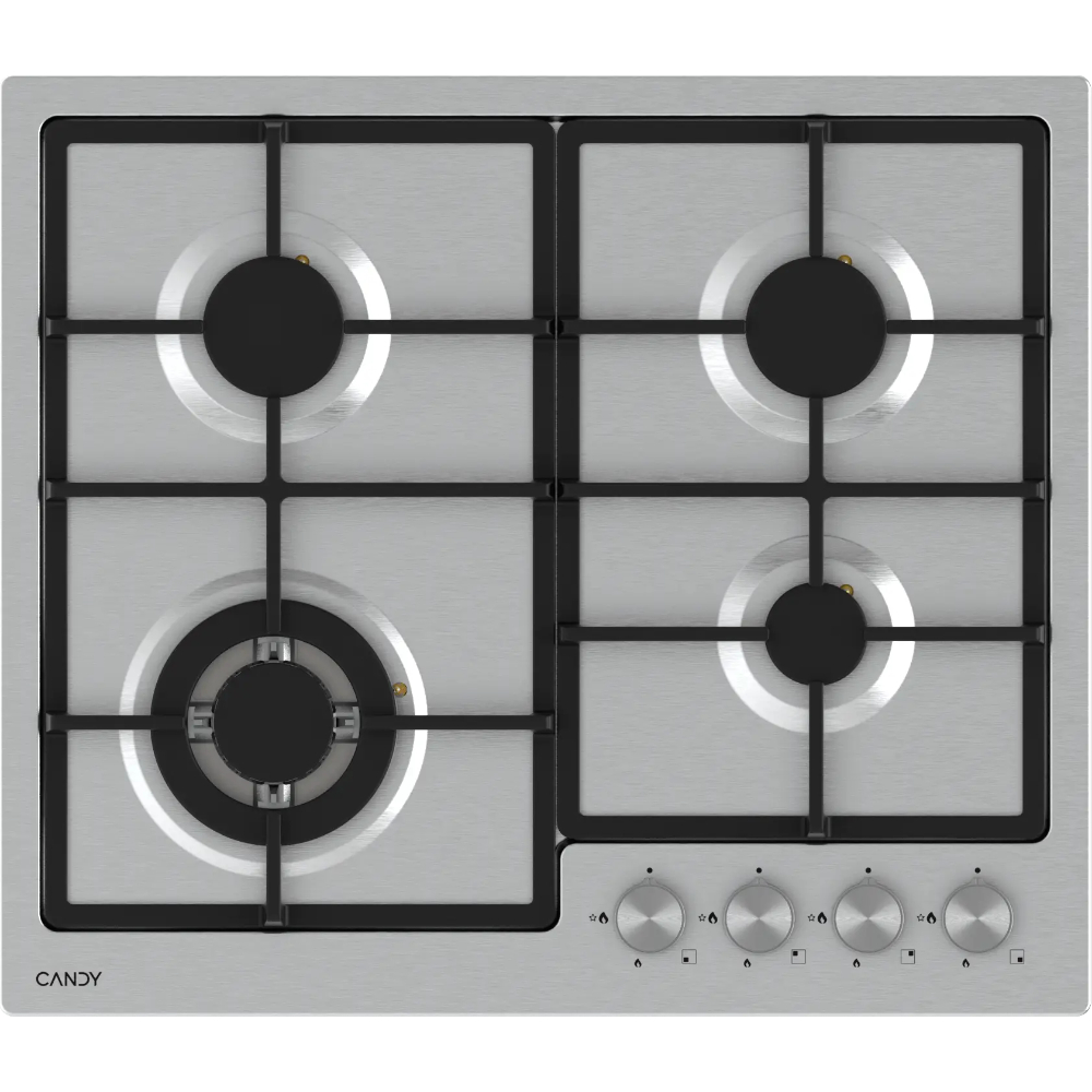 Варочная панель газовая Candy CHXM64CWX, нержавеющая сталь
