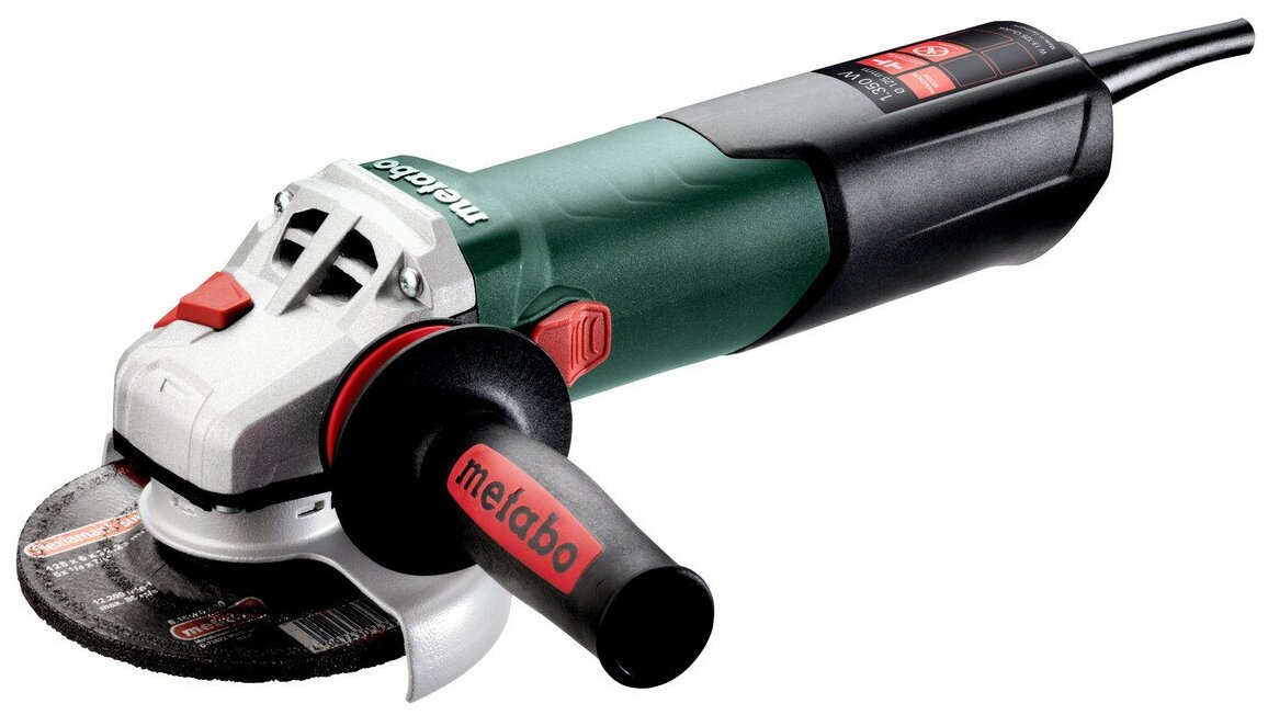 Угловая шлифмашина (болгарка) Metabo W 13-125 QUICK 603627000