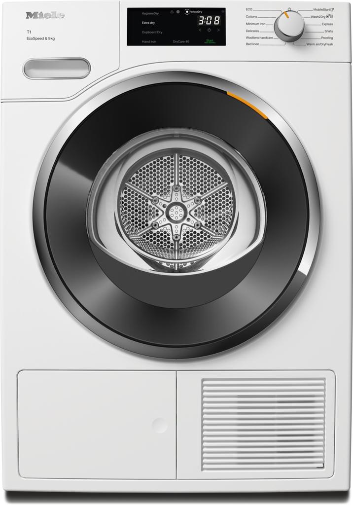 Сушильная машина Miele TWH780WP EcoSpeed&9kg Lotus White, белый лотос
