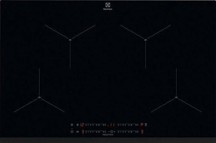 Варочная панель индукционная Electrolux EIS82449, черный