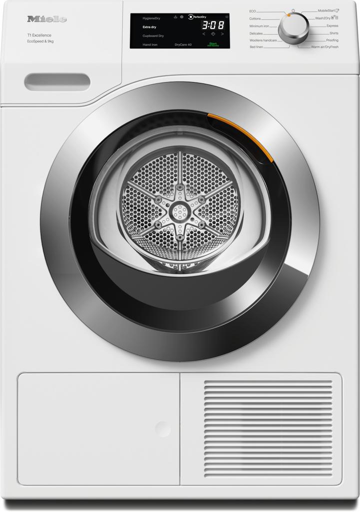 Сушильная машина Miele TEH795WP EcoSpeed&9kg Lotus White, белый лотос