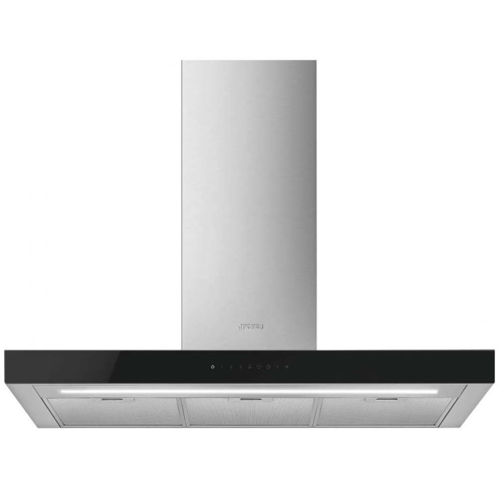 Вытяжка т-образная Smeg KBT9L4VN, нержавеющая сталь