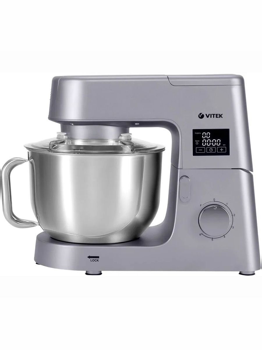 Миксер планетарный Vitek VT-PM0550, серебристый