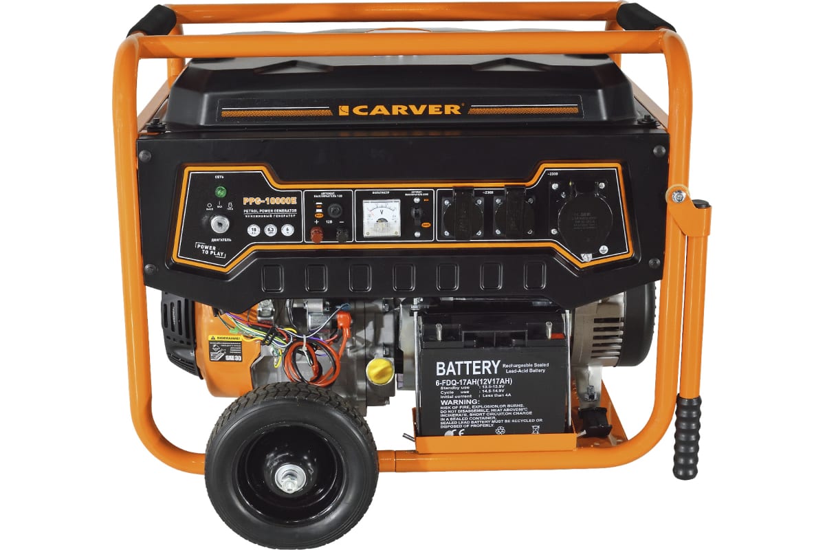 Генератор бензиновый Carver PPG-10000Е (01.020.00041)
