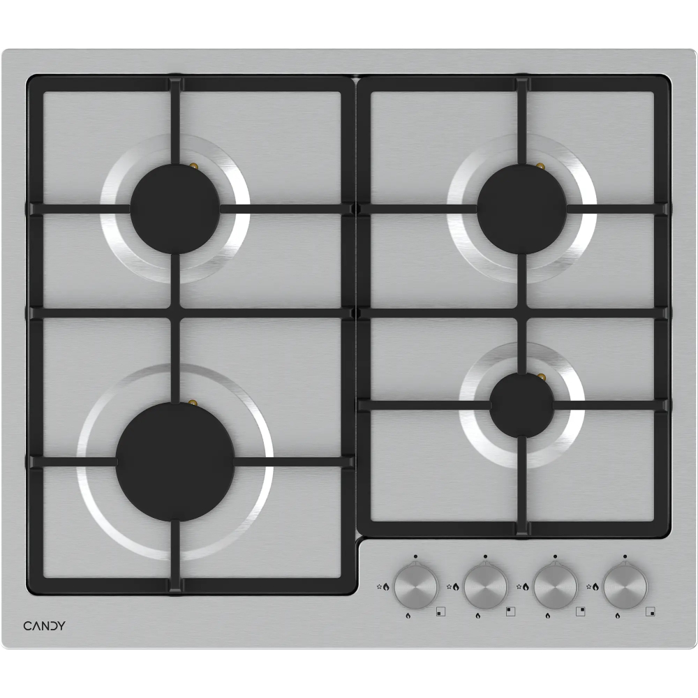 Варочная панель газовая Candy CHXM64CNX, нержавеющая сталь