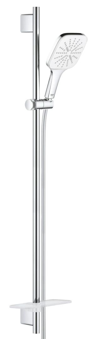 Душевая стойка Grohe Rainshower SmartActive 26587LS0, хром/белый
