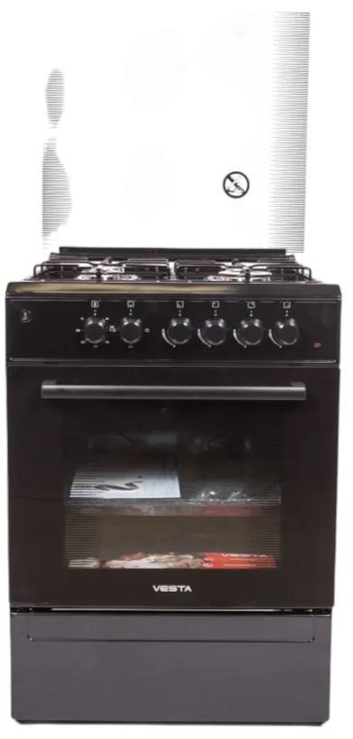 Плита комбинированная VESTA Valencia VGE 50 10-E, коричневый