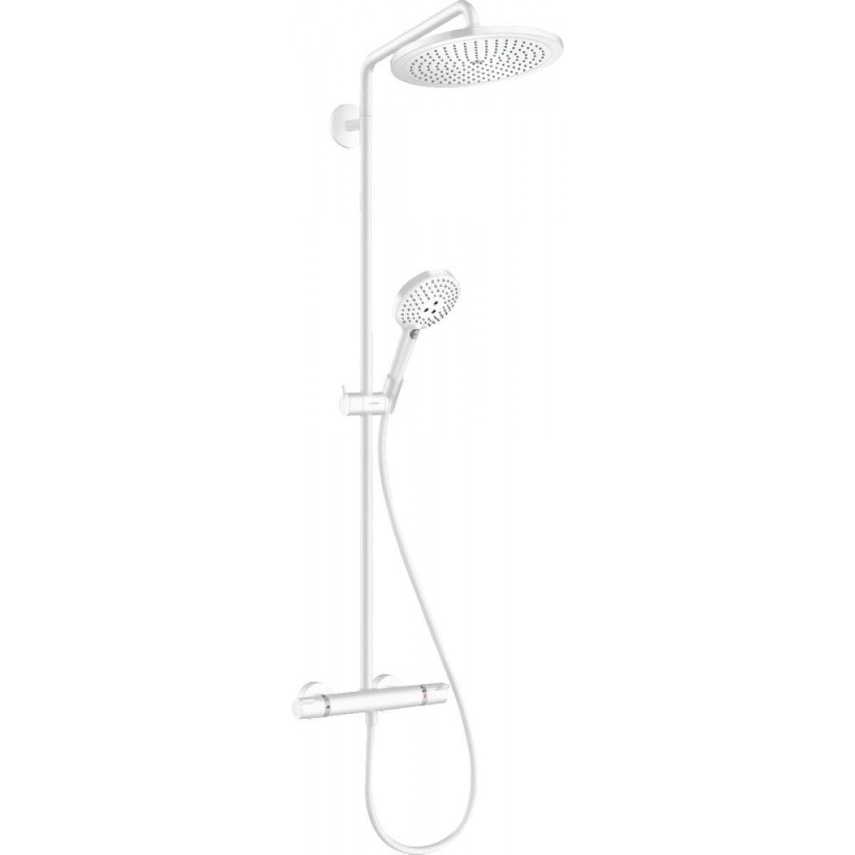 Душевая стойка Hansgrohe Croma Select S 280 1jet 26890700 (с термостатом), белый матовый