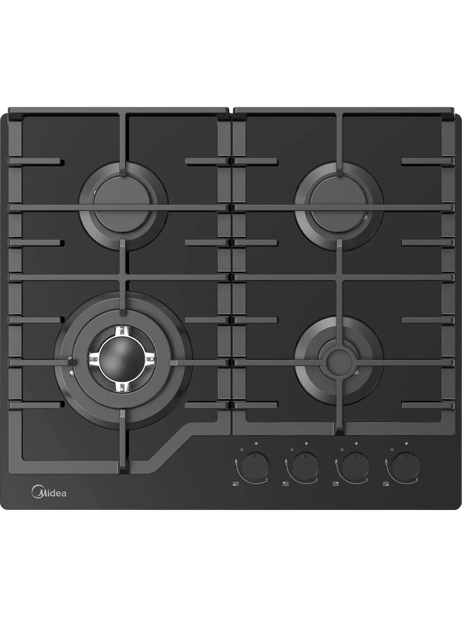 Варочная панель газовая Midea MG593TGB, черный