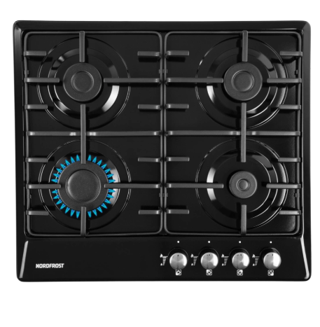 Варочная панель газовая NordFrost HS 6040 B, черный