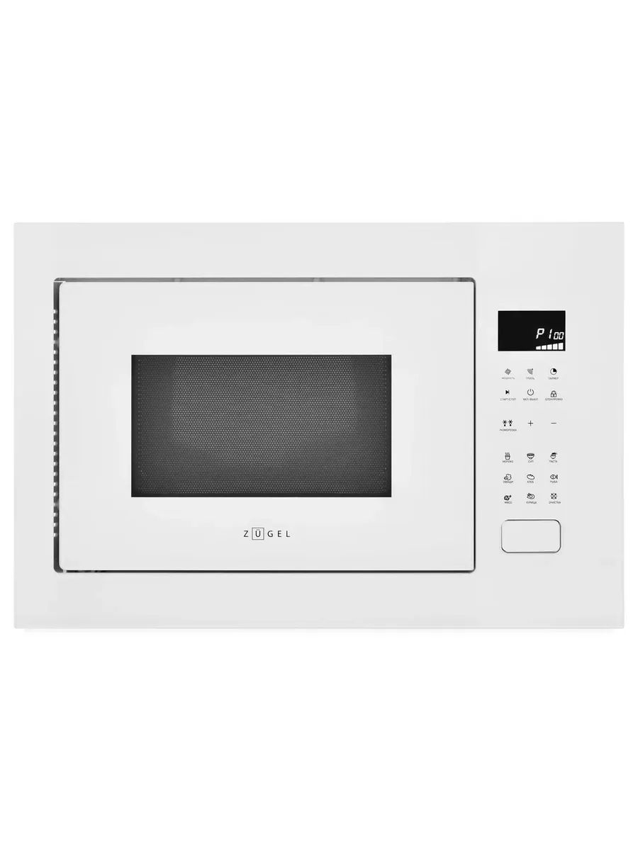 Микроволновая печь встраиваемая Zugel ZMO251W, белый