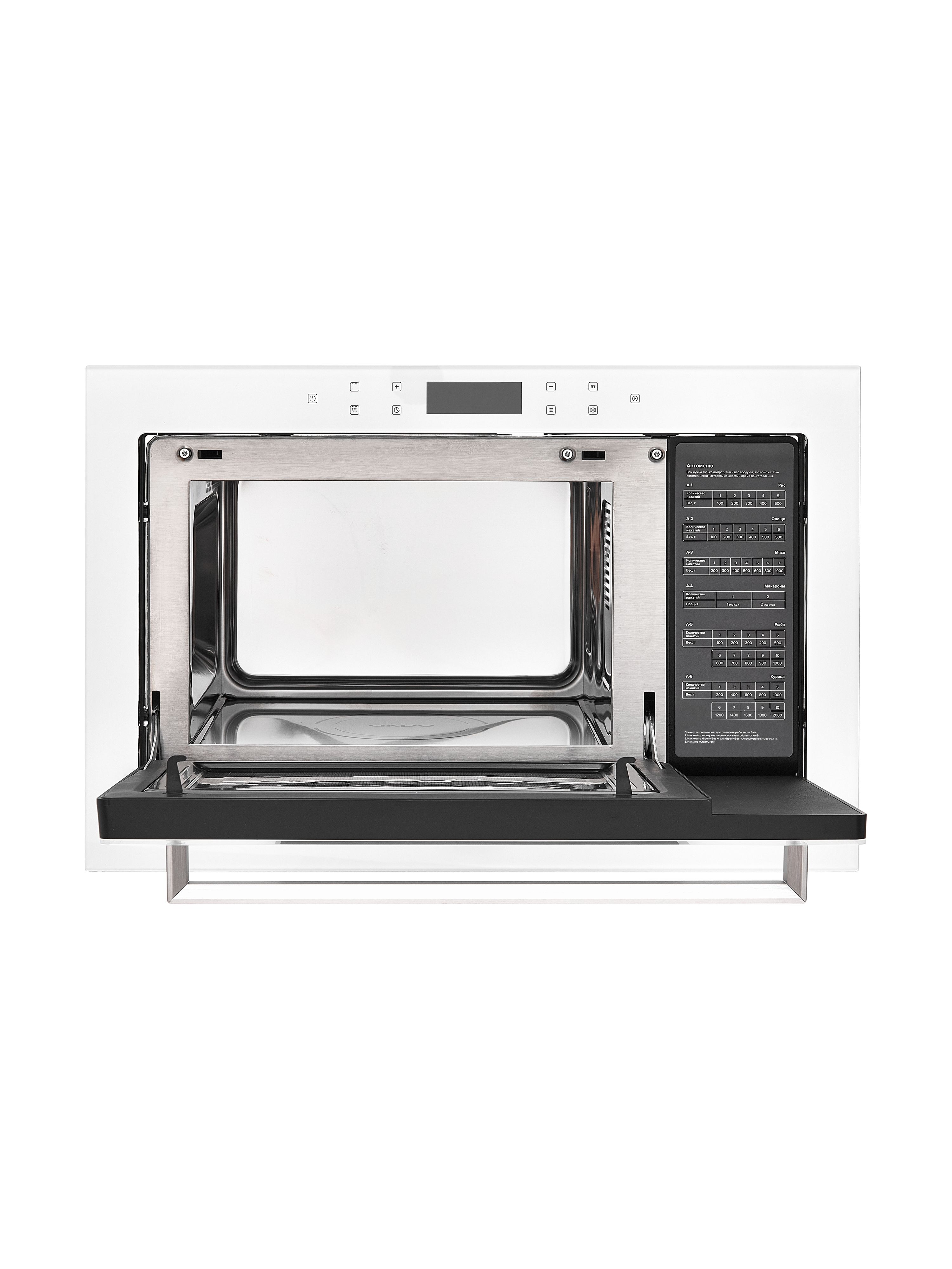 Микроволновая печь встраиваемая AKPO MEA 2502 Flat WH, белый