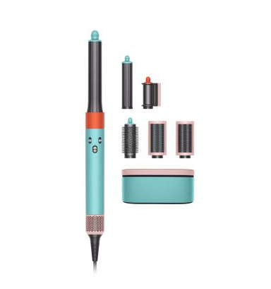 Стайлер Dyson Airwrap Complete Long HS05 Ceramic Pop (504629-01), голубой/оранжевый