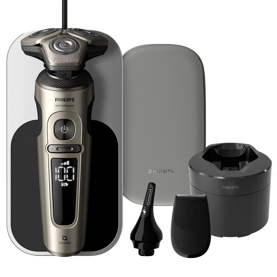Бритва роторная Philips SP9883/36, золотистый/черный