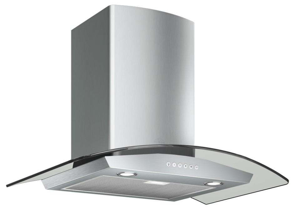 Вытяжка ELIKOR Аметист S4 60Н-700-Э4Д нержавеющая сталь/тонированное стекло