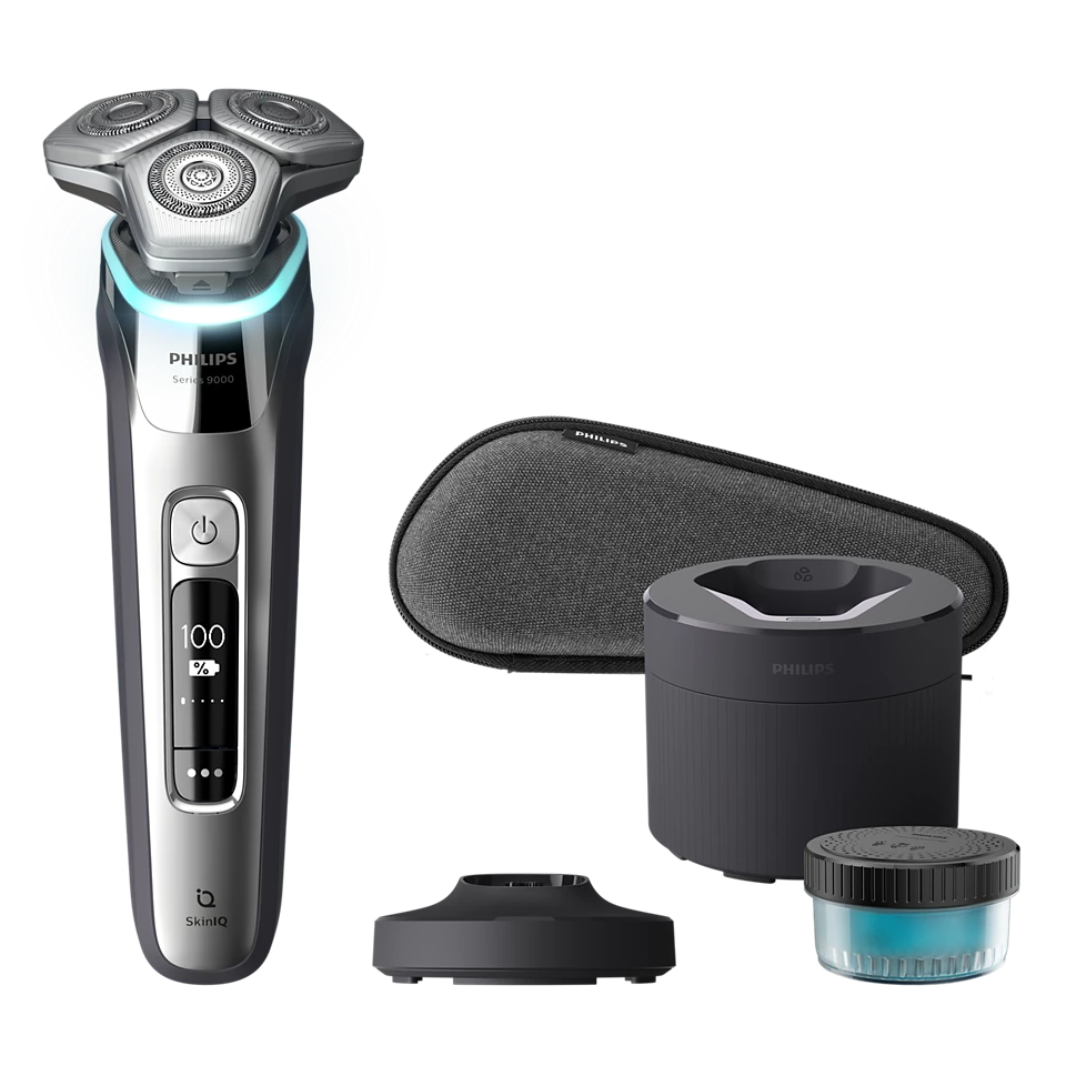 Бритва роторная Philips S9975/55, серебристый