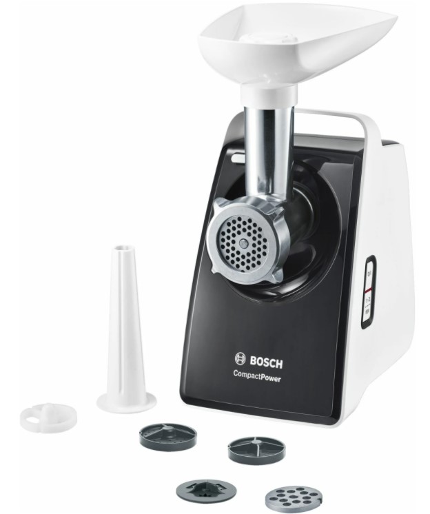Мясорубка BOSCH MFW3612A белая белый/черный