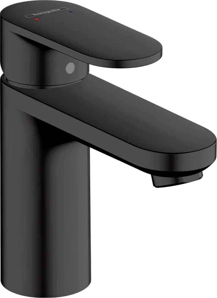 Смеситель для раковины Hansgrohe Vernis Blend 71551670 (с донным клапаном), черный матовый