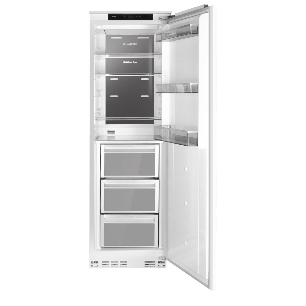 Холодильник встраиваемый Maunfeld MBF205NFWGR Inverter
