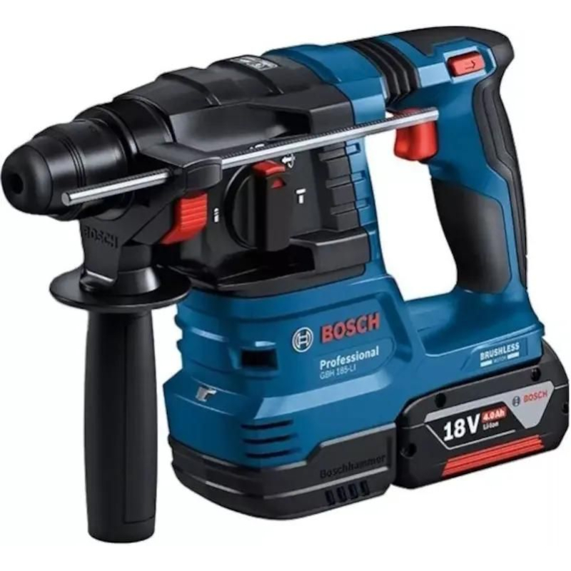 Перфоратор аккумуляторный Bosch GBH 185-LI, арт. 0611924022 (кейс, с 1 АКБ и ЗУ)