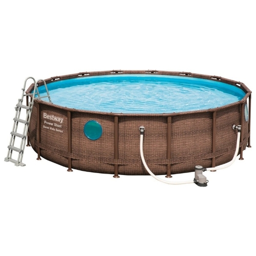 Бассейн Bestway Power Steel Swim Vista Set 56725