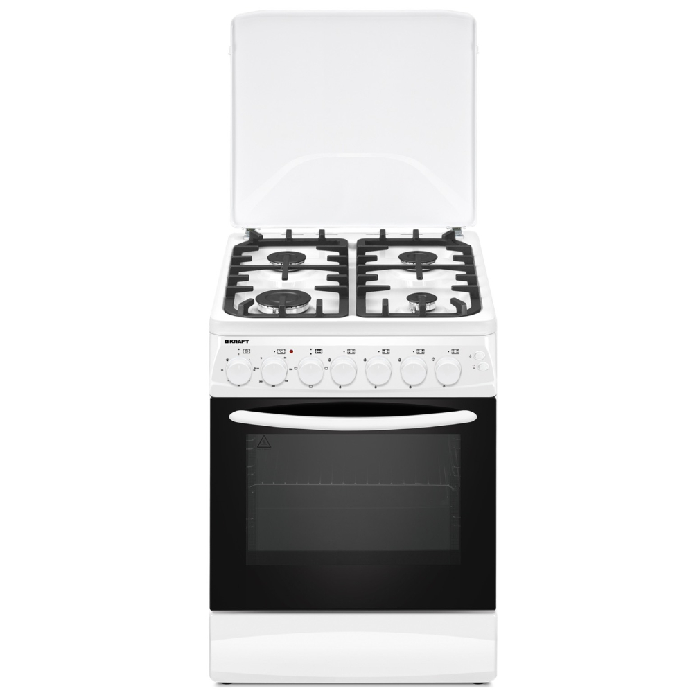 Плита комбинированная KRAFT KF-FSK6407AEWI, белый