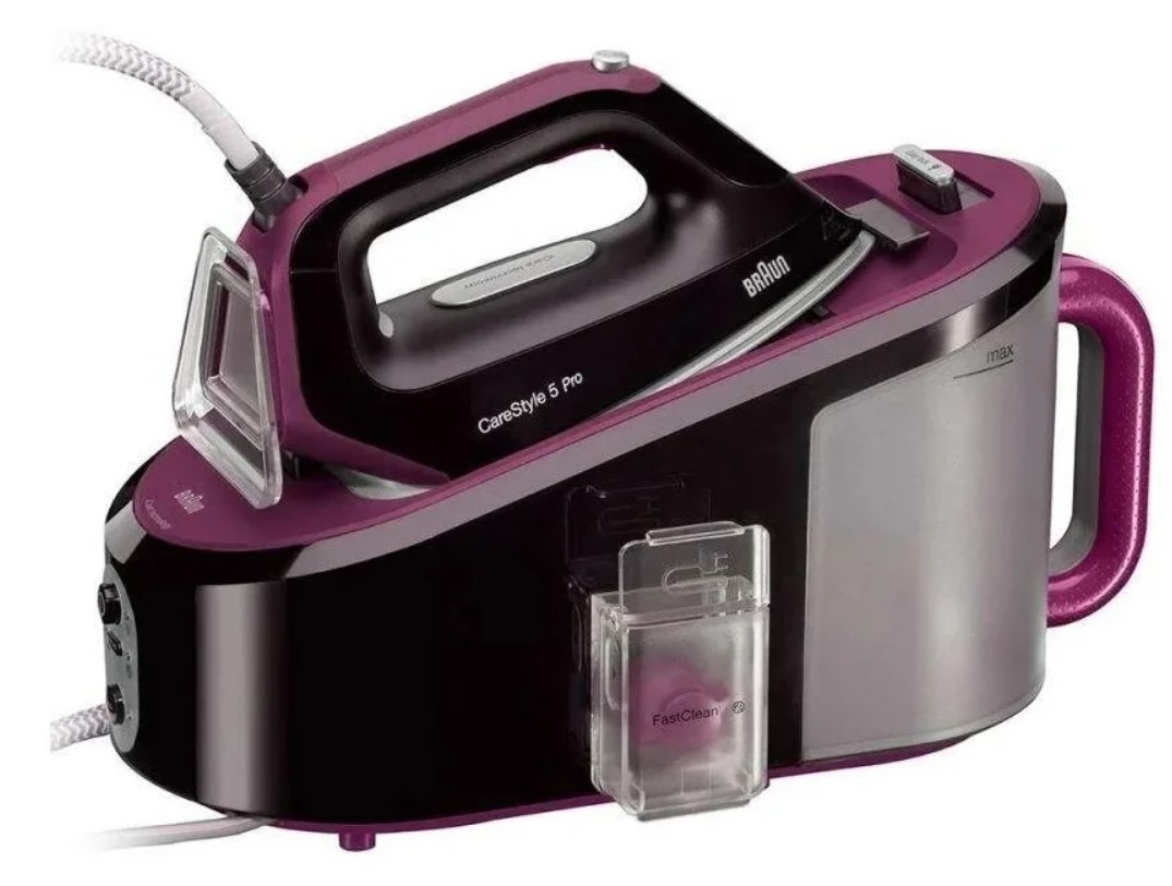 Парогенератор Braun CareStyle 5 IS5155 черный/сиреневый