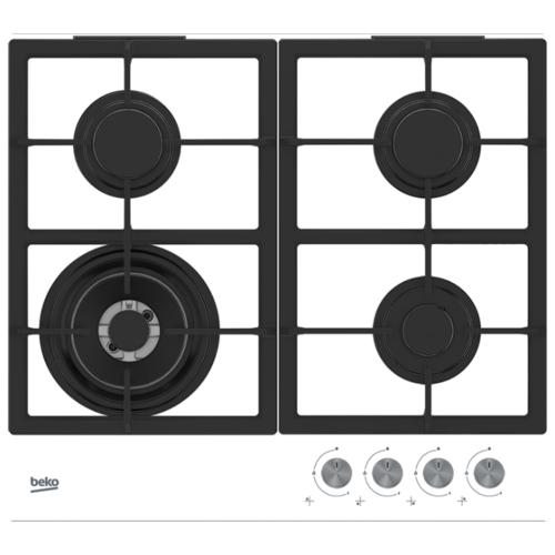 Варочная панель газовая Beko HILW64225SW, белый