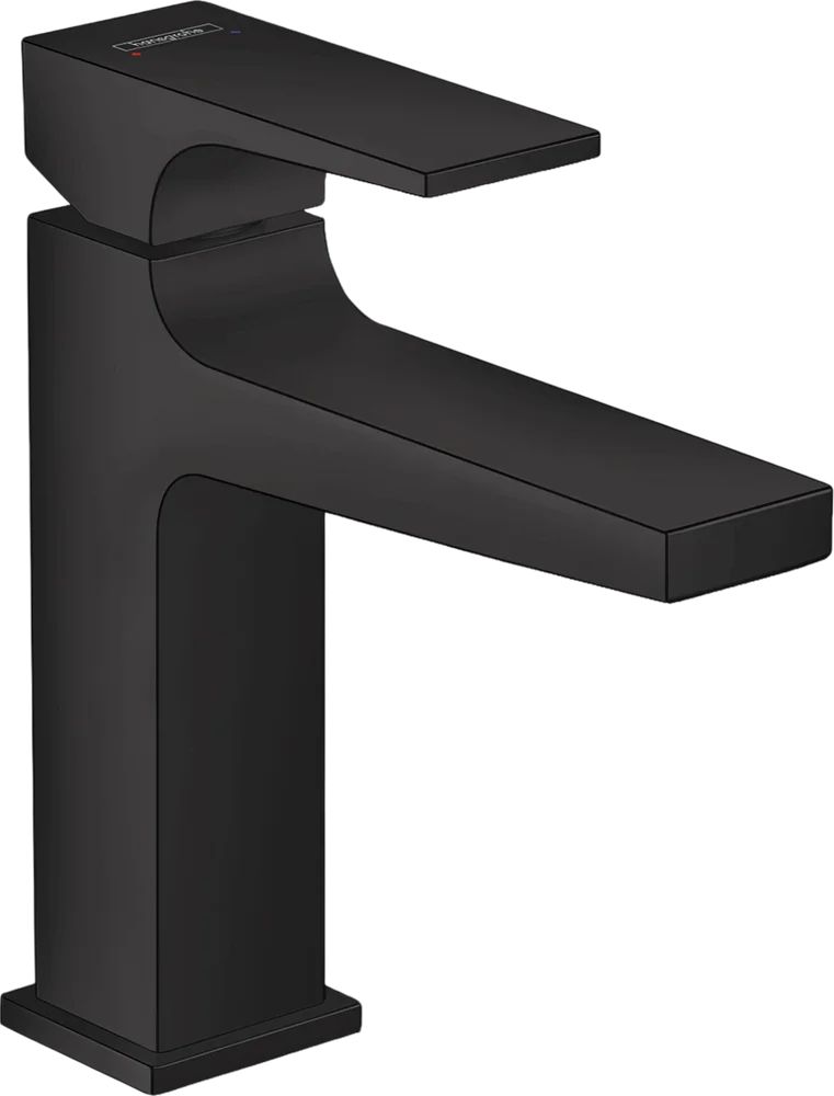 Смеситель для раковины Hansgrohe Metropol 32507670 (с донным клапаном), черный матовый