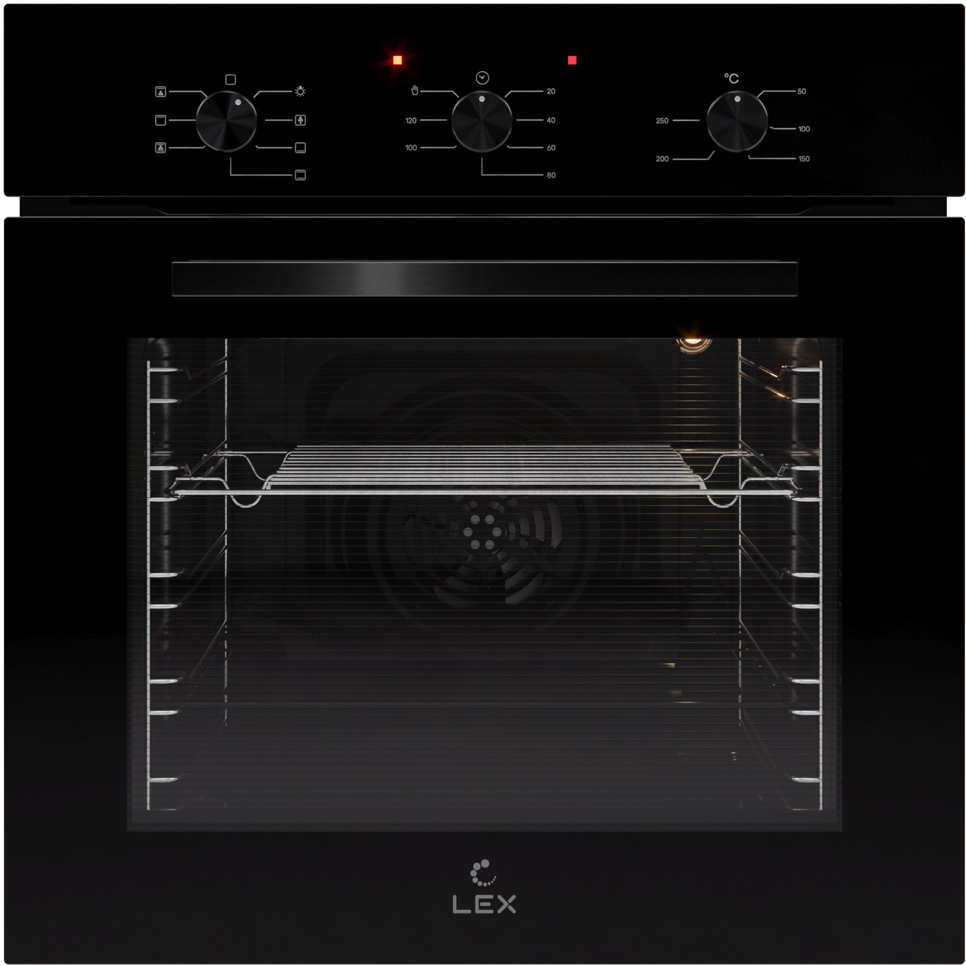 Духовой шкаф электрический LEX EDM 073 BBL, черный