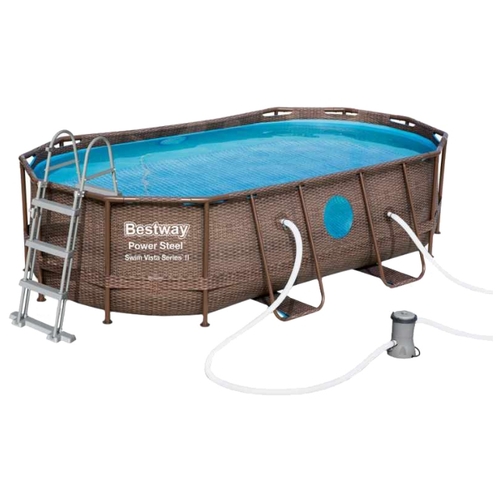 Бассейн Bestway Power Steel Swim Vista 56714