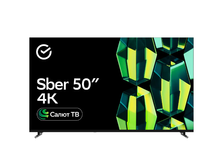Телевизор Sber SDX-50U4139, черный
