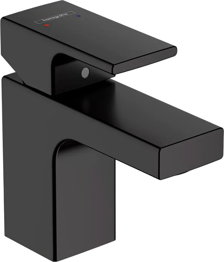 Смеситель для раковины Hansgrohe Vernis Shape 71567670 (без донного клапана), черный
