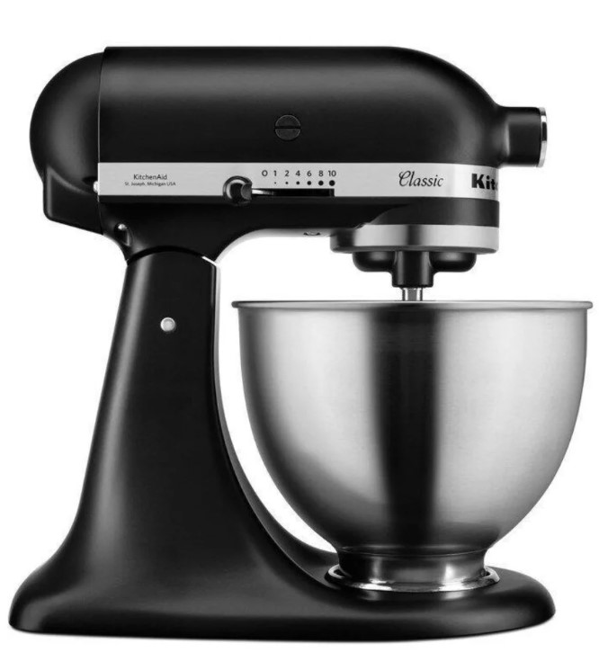 Миксер KitchenAid 5K45SSEWH черный
