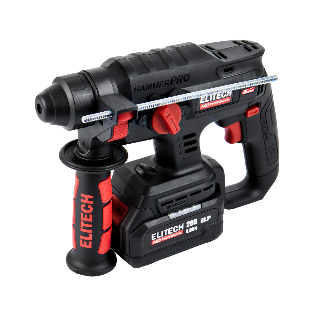 Перфоратор аккумуляторный ELITECH CRH 2022SL (E2205.030.01) (кейс, с 1 АКБ и ЗУ)