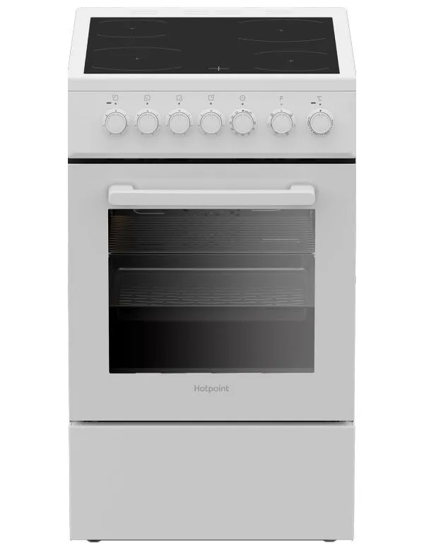 Плита электрическая Hotpoint HS5V5PHW, белый