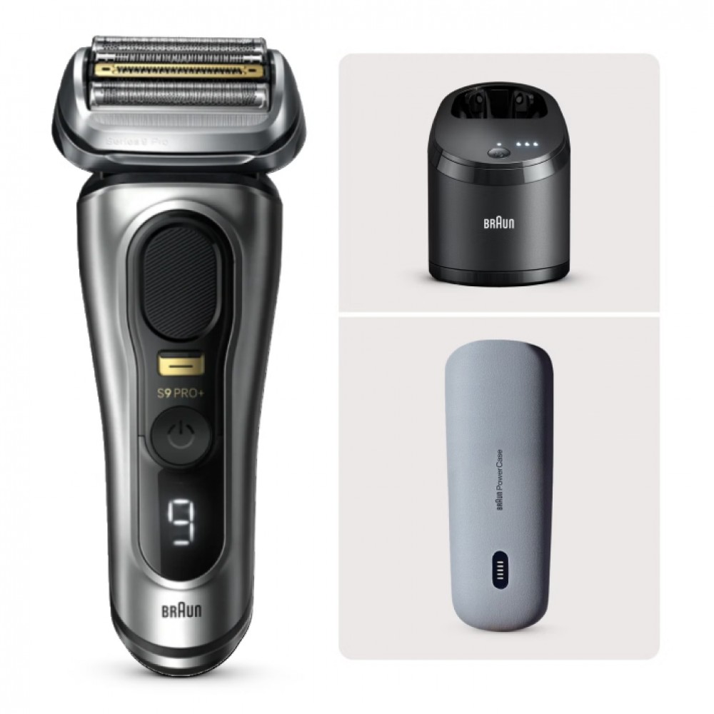 Электробритва Braun S9 9675cc, серебристый
