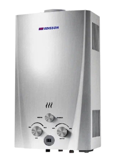 Газовый проточный водонагреватель Edisson F 20 D silver