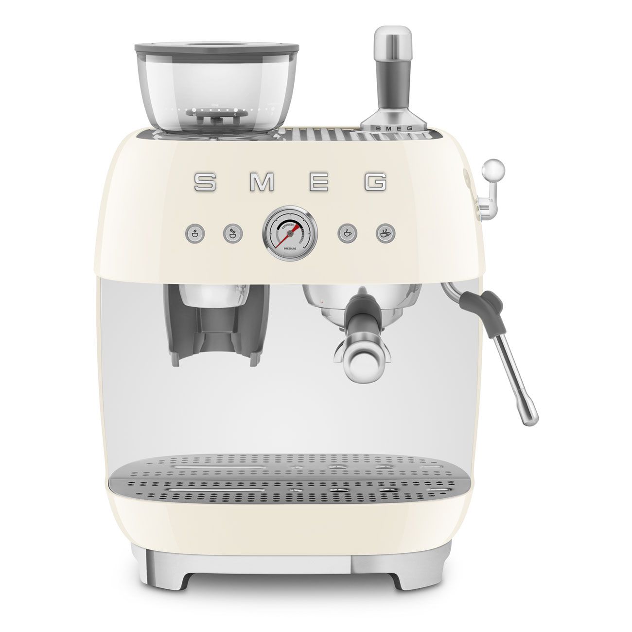 Кофемашина рожковая Smeg EGF03CREU, кремовый