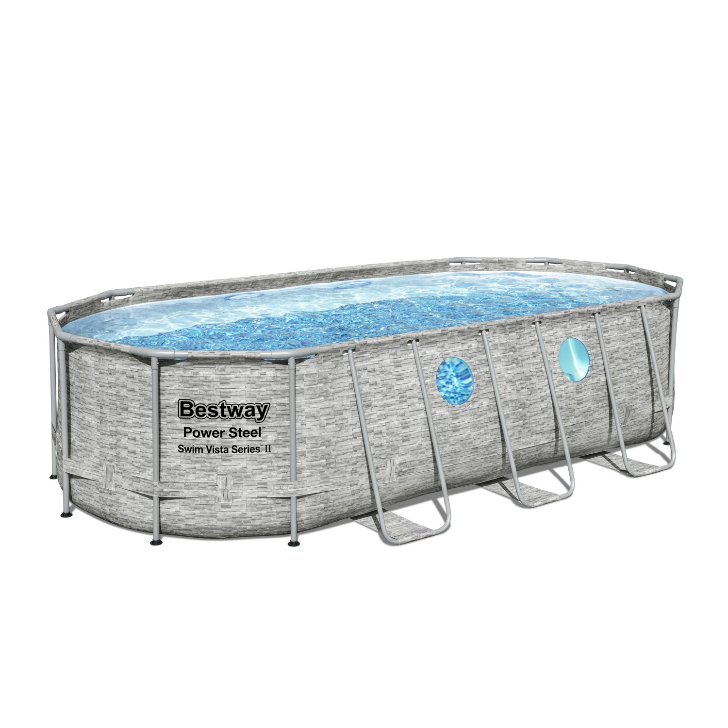 Бассейн каркасный Bestway Power Steel Swim Vista 56716