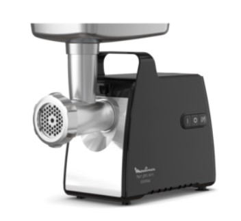Мясорубка Moulinex ME558810 черный/серый