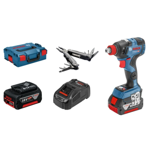 Гайковерт BOSCH GDX 18V-200 C 5.0Ач x2 L-BOXX комплект1 0.615.990.L00