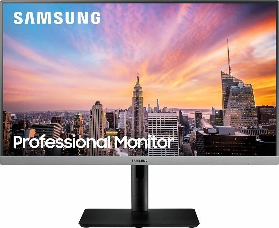 Монитор Samsung S24R650FD темно-серый