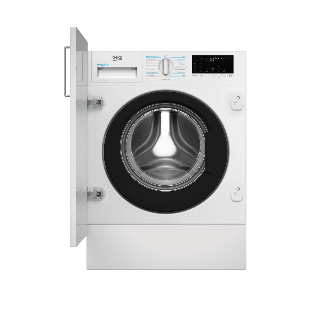 Стиральная машина встраиваемая Beko BI3WBT8841 W, белый