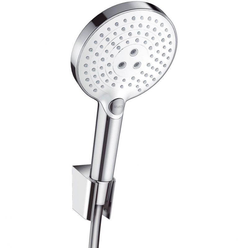 Душевой гарнитур Hansgrohe Raindance Select S 26721400, хром/белый