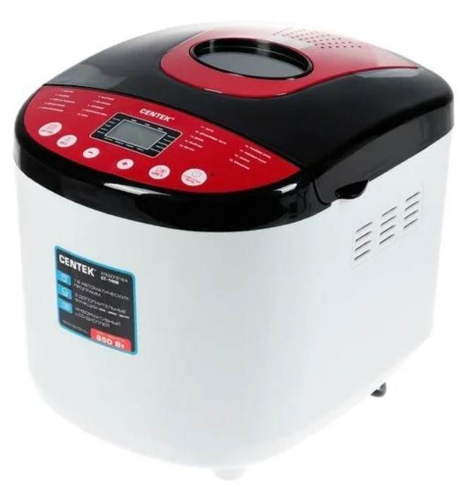 Хлебопечка CENTEK CT-1406 white/red